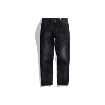 PEACEBIRD MEN Jeans Men Dark Gray 1 Classic Straight Fit