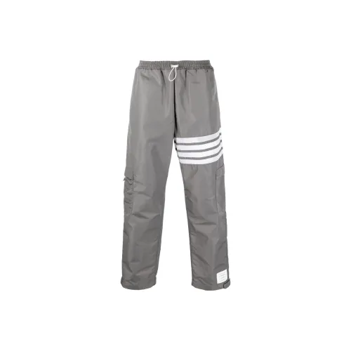 THOM BROWNE High Waist 4 Bar Striped Track Pants