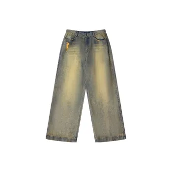 OPICLOTH Jeans Unisex Washed Blue
