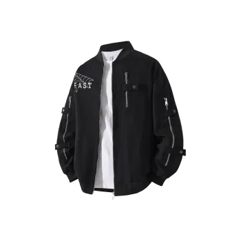 FASTFISH Jackets Coats Unisex Black