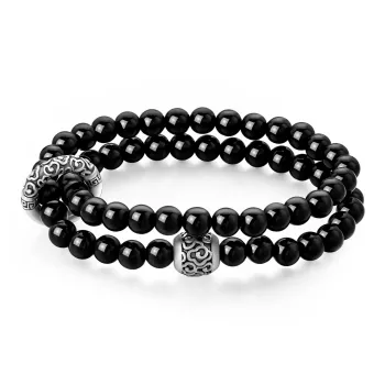 Kevni Natural Obsidian Bracelets Unisex