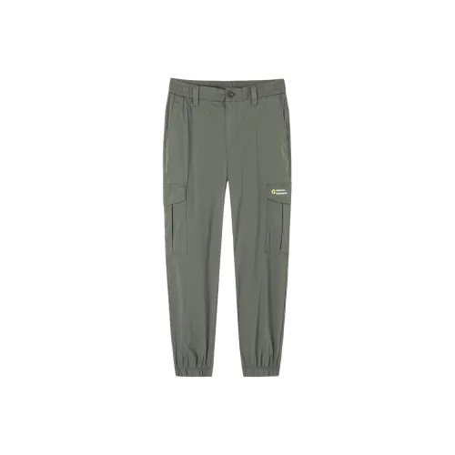 Wit Casual Pants Men's Army Green
