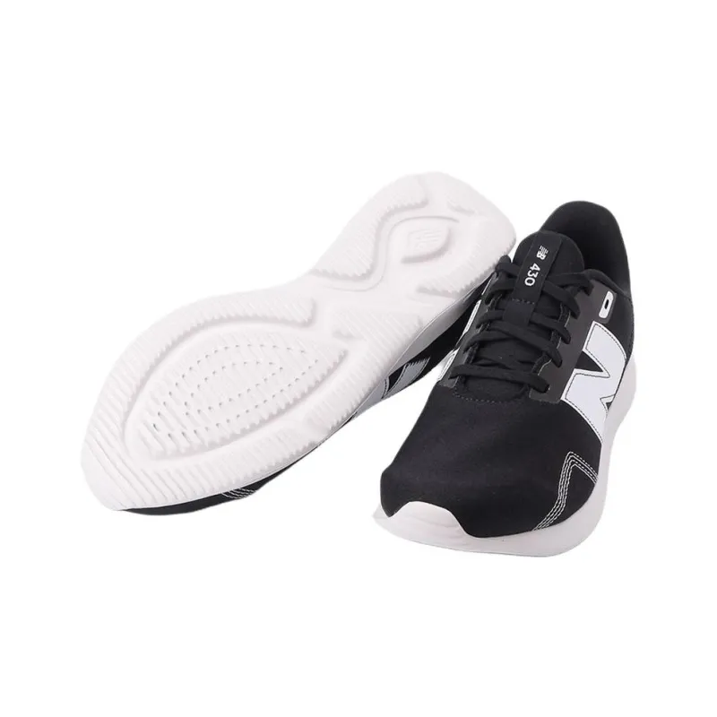 New Balance NB 430 Anti Slip Wear Resistant Low Top Running Shoes Men's Black-3