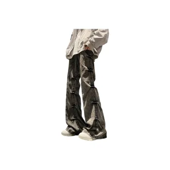 PAINT STAIN Jeans Unisex Black