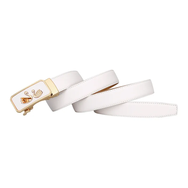 CATELLES Cow Split Leather Belts Women's 2.4cm-9