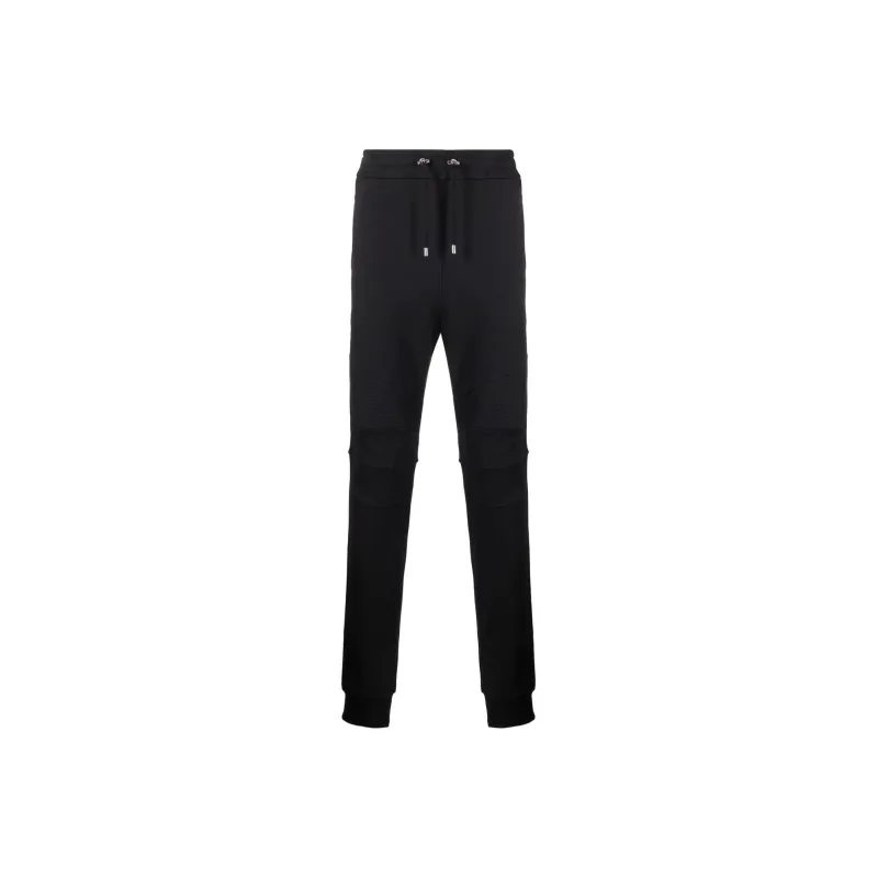 BALMAIN Knitted Sweatpants Men Black-0