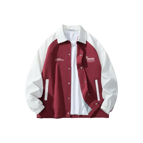 BRUMAIRE Jackets Coats Unisex Burgundy