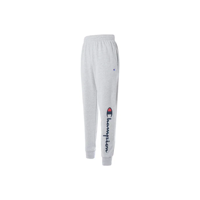 Champion Knitted Sweatpants Unisex Light Gray-0