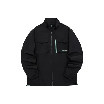 Erke Trench Coats Men Jet Black