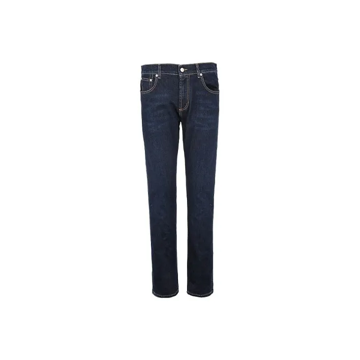 Alexander McQueen Casual Pants Men Blue-0