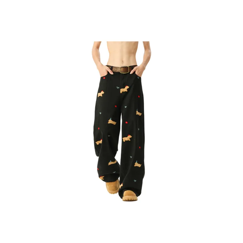 QOTRIOCK Jeans Unisex-0
