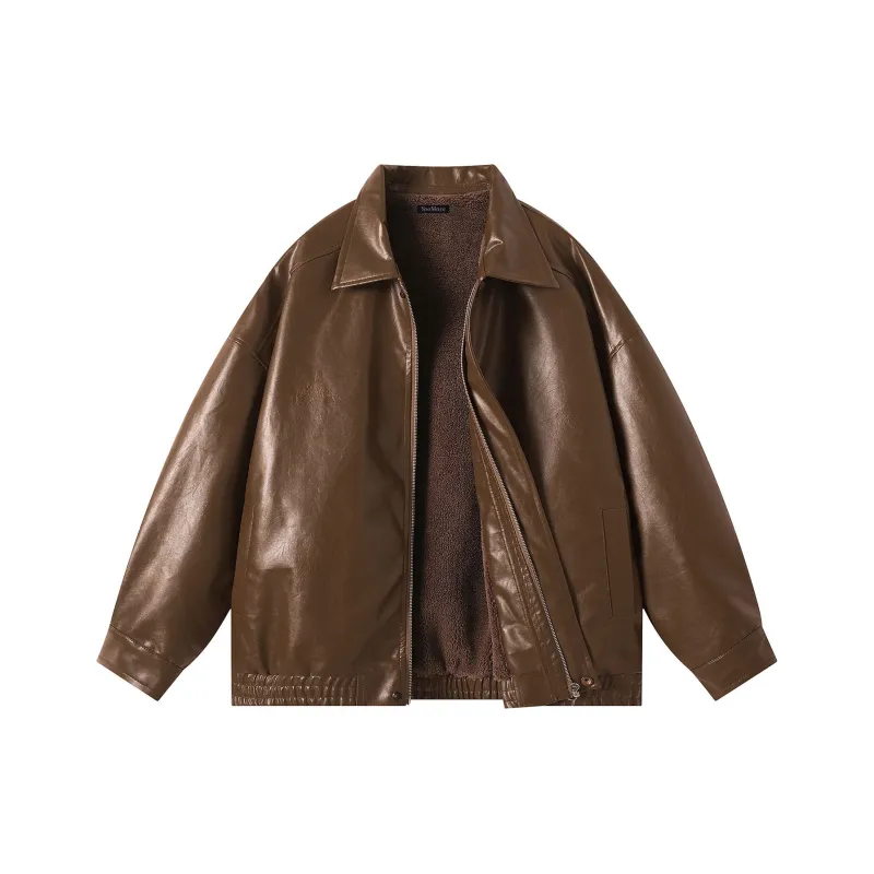 YooMore Leather Jackets Unisex-4