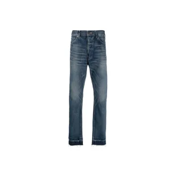CELINE Lou Washed Low Rise Jeans