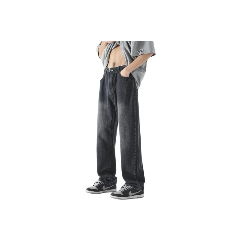 WELTER EXPERIMENT Jeans Unisex Black Gray Color-18