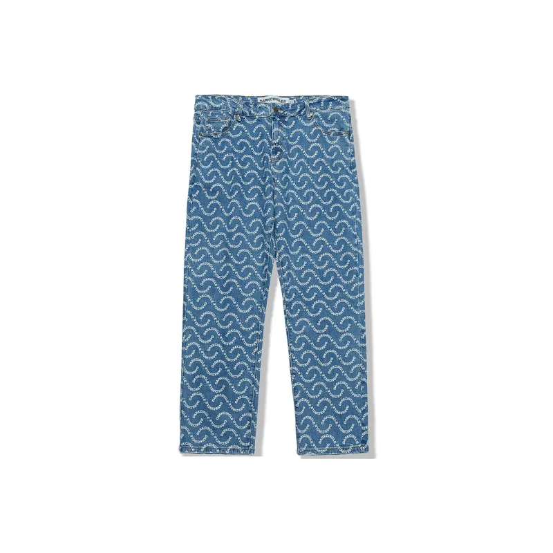 DARKCIRCLE Straight Jeans Unisex Blue-0