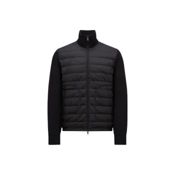 Moncler Long-Sleeved Padded Cardigan