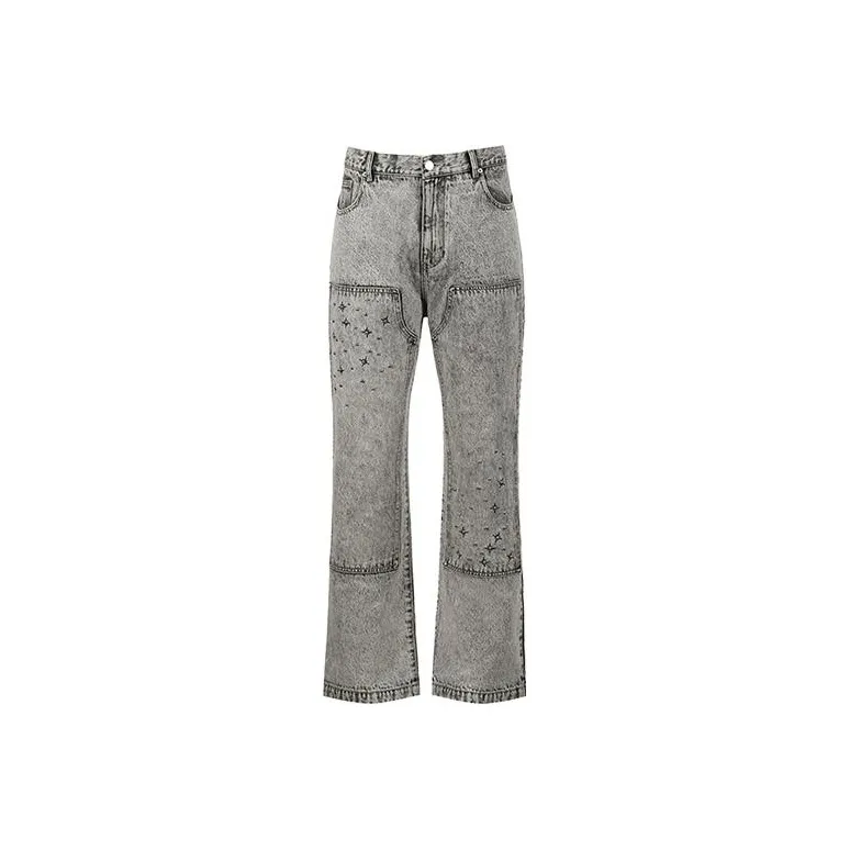 YLDP Jeans Unisex Gray-0