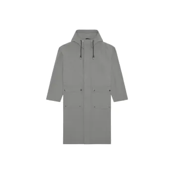 DIESEL Trench Coats Men Gray