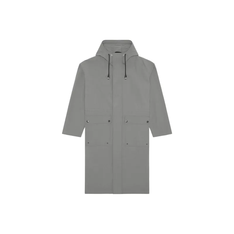 DIESEL Trench Coats Men Gray-0