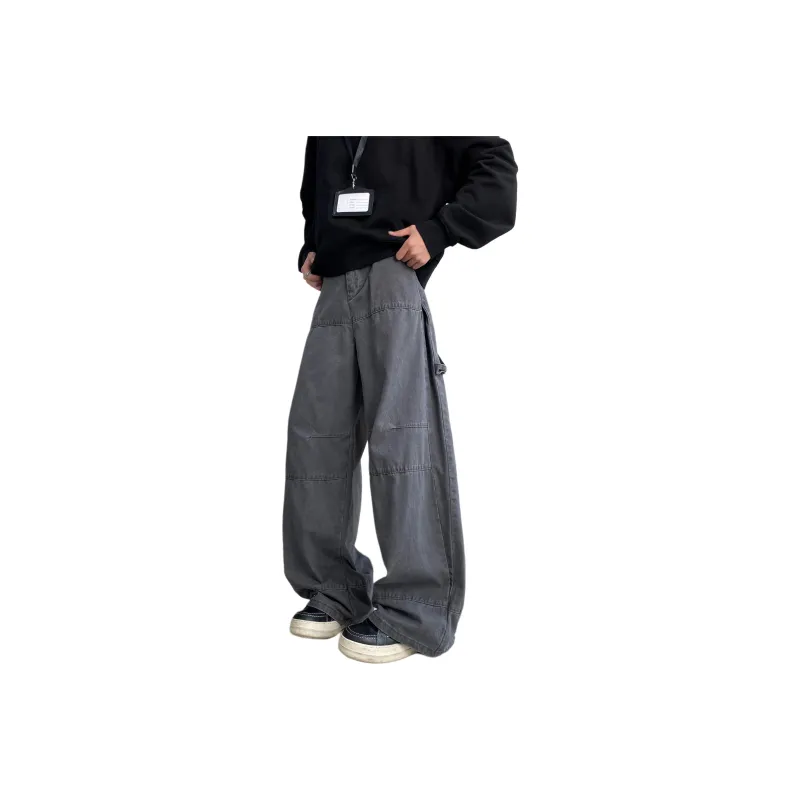 YOUSHIQI Jeans Unisex Dark Gray-0