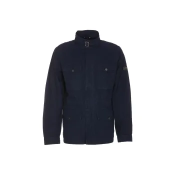 BARBOUR Logo-Patch Long-Sleeved Jacket