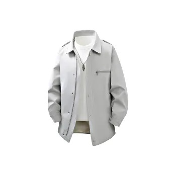 CHEVAL NOIR Jackets Coats Unisex Gray White