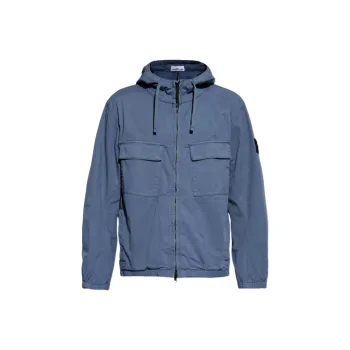 STONE ISLAND SS24 Jackets & Coats Men's Air Force Blue Color