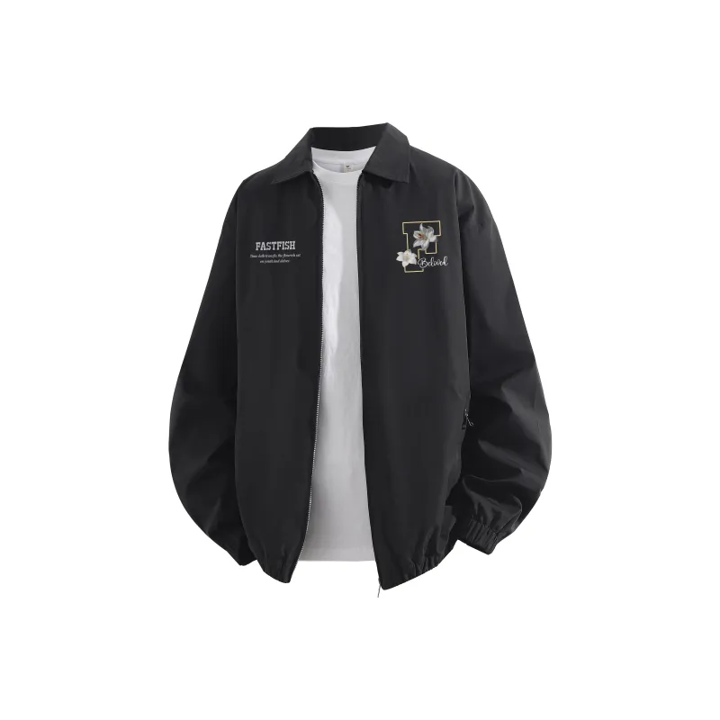 FASTFISH Jackets Coats Unisex Black-0