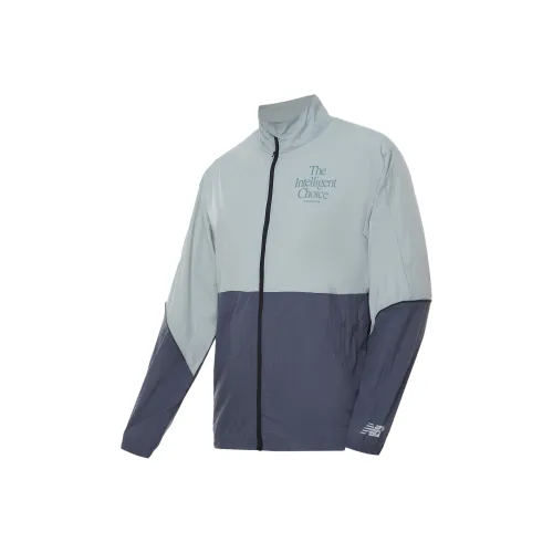New Balance Graphic Impact Run Packable Jacket Jackets & Coats Men's Blue