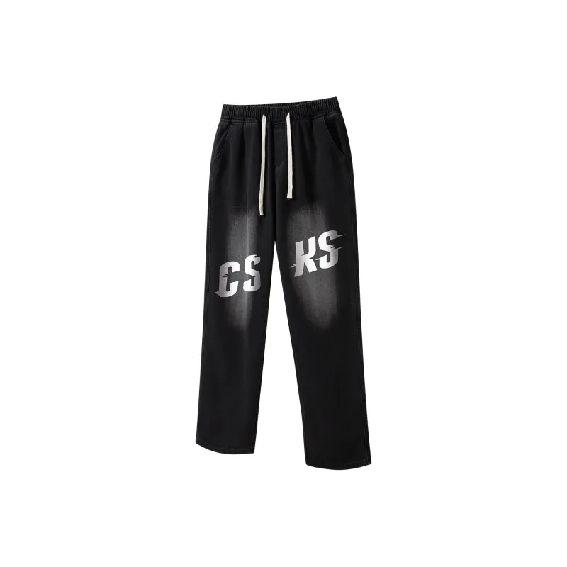 CSKS Jeans Unisex Black Gray Color-0