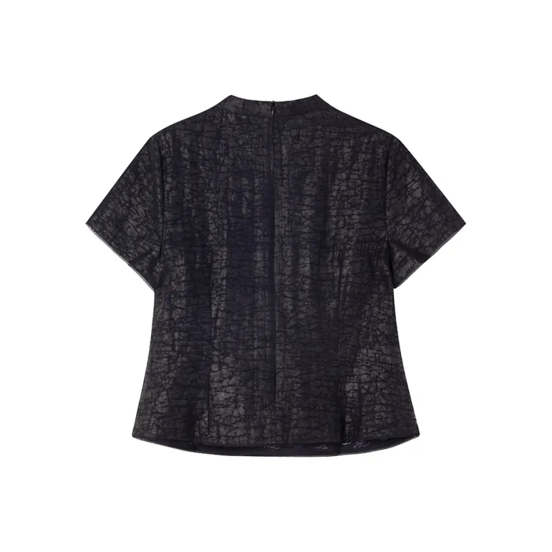 Yi Mengyuan Shirt Women's Black-1