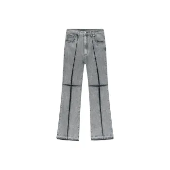 XINYINSU Jeans Unisex Gray