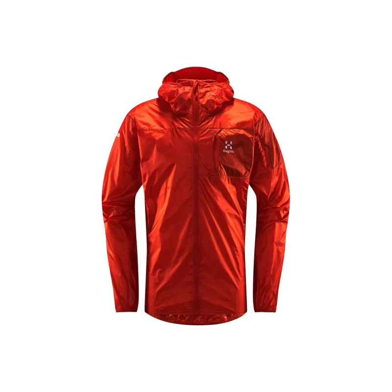 HAGLÖFS L.I.M Shield Hood Jackets & Coats Men's Red-0