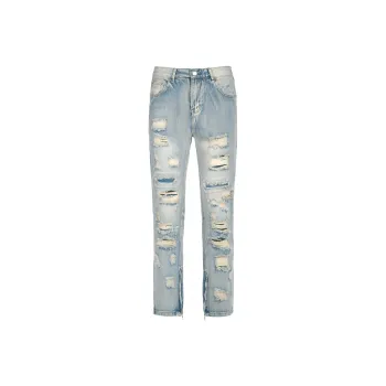 YearnObtainRainbow Jeans Unisex Light Blue