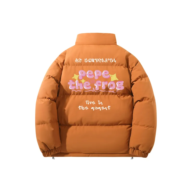 Pepe The Frog Puffer Jacket Unisex-6