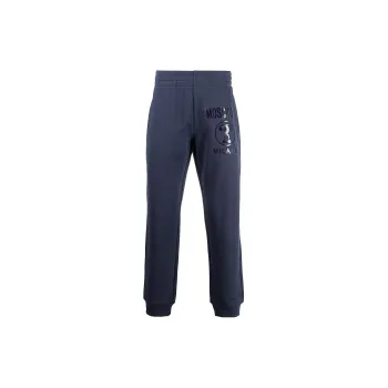 MOSCHINO Knitted Sweatpants Men Blue