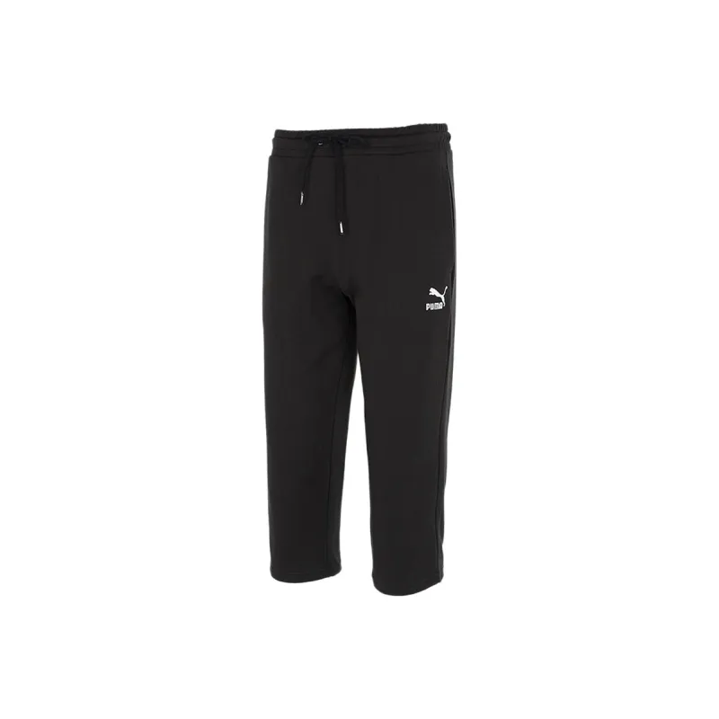 PUMA Knitted Sweatpants Men Black-0