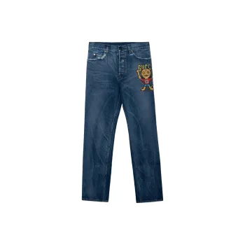GUCCI GUCCI Love Parade SS22 Jeans Men's Blue