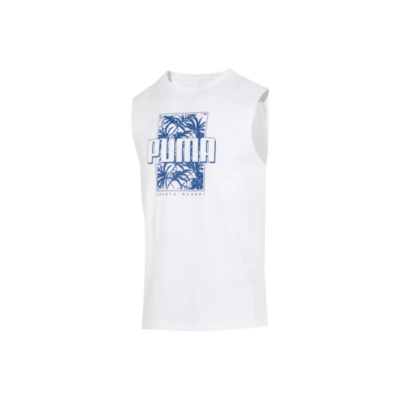 PUMA SS24 Tank Tops Men's White-0
