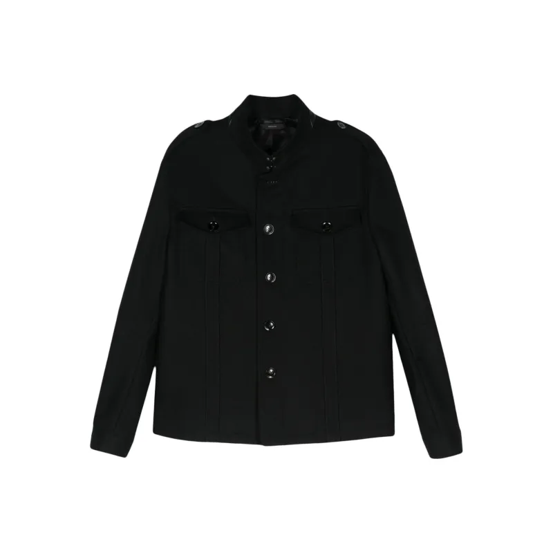 TOM FORD Felted Stand up Collar Jacket-0