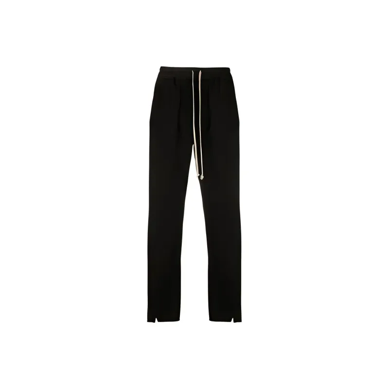 Rick Owens DRKSHDW FW21 Knitted Sports Pants Men's Black-0
