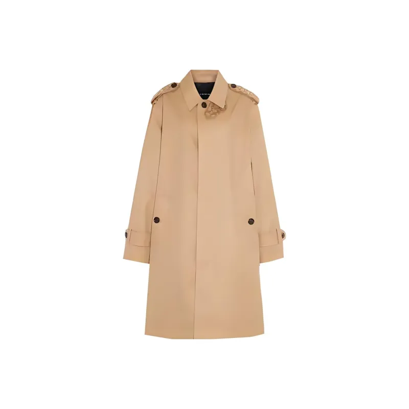 COACH Trench Coats Men Khaki-0