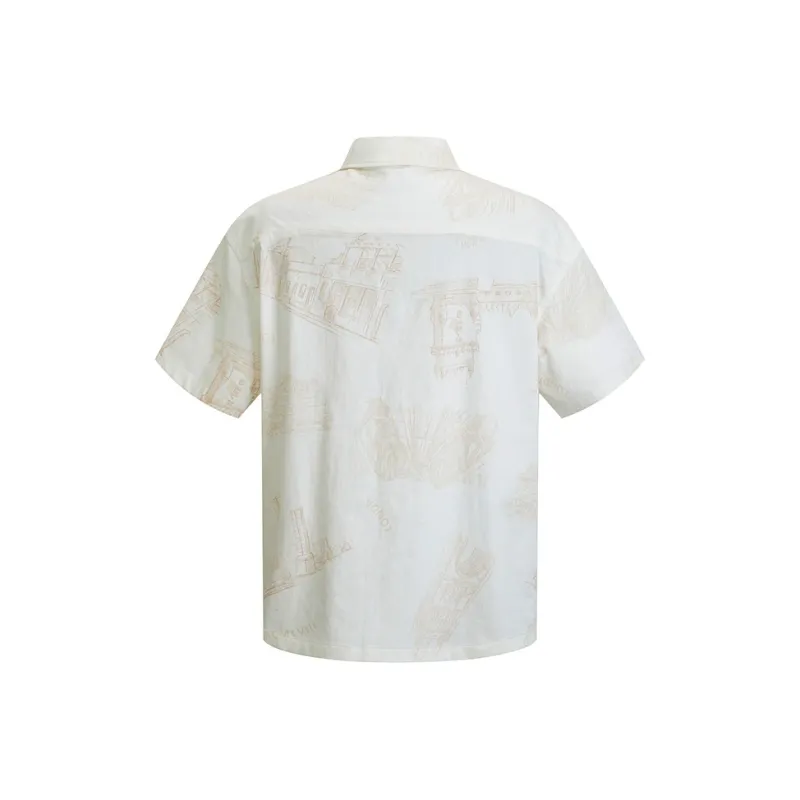 LONDA 1958 Shirt Men's Ecru 02 With Shopping Bag Included-3