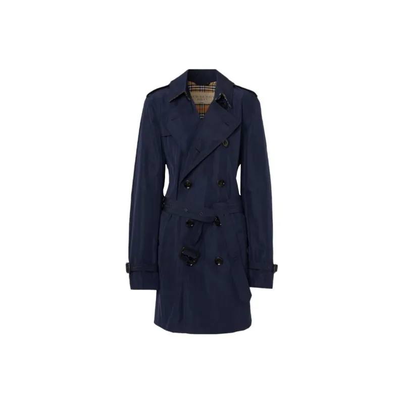 Burberry Trench Coat Men's Marine Blue 80392111-0
