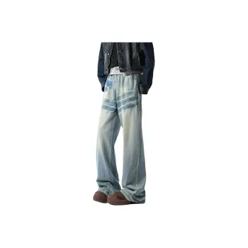 FONDLOOK Jeans Unisex Light Blue
