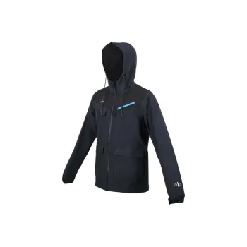 Kappa Jackets Coats Unisex Black Blue Silver