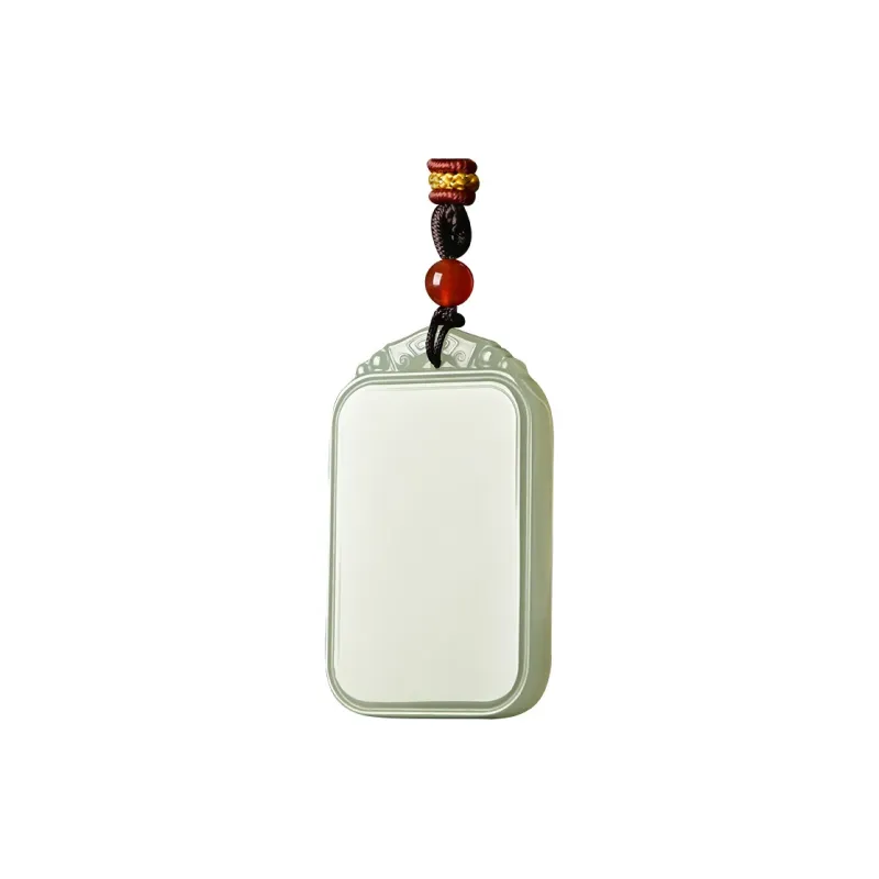 KUNYUYAO Pendants White Jade/Pale Greenish White Jade Unisex-16