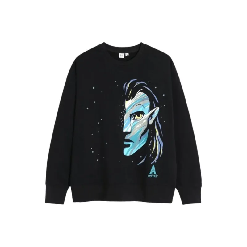 GAP x AFANDA,LIANMINGKUAN Sweatshirt Unisex Black-0