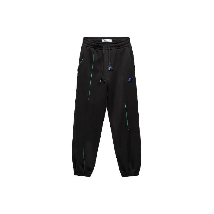 Zara X ADER ERROR ADER ERROR X Zara Knitted Sweatpants Unisex Black-0