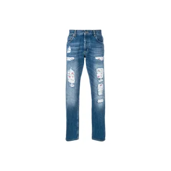 Alexander McQueen Jeans Men Blue